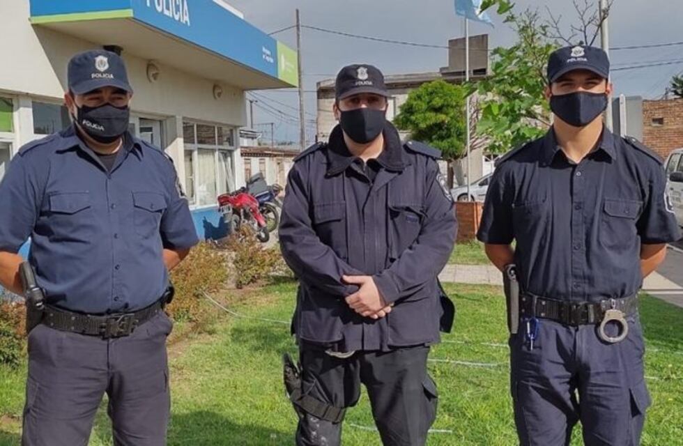 Ángeles azules: tres policías bahienses le salvaron la vida a una beba