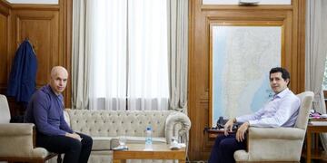 Wado de Pedro y Horacio Rodríguez Larreta acordaron agenda y continuar con el trabajo coordinado para contener los efectos de la pandemia.