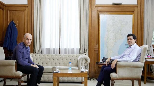 Wado de Pedro y Horacio Rodríguez Larreta acordaron agenda y continuar con el trabajo coordinado para contener los efectos de la pandemia.