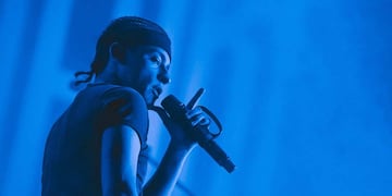Trueno cantó por primera vez en el evento y fue una de las grandes estrellas de la noche.