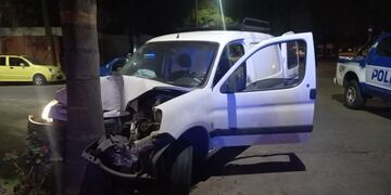 El rodado que colisionó.