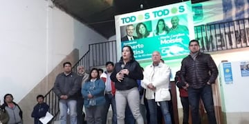 Moisés y Cantero, en el cierre de campaña en Monterrico