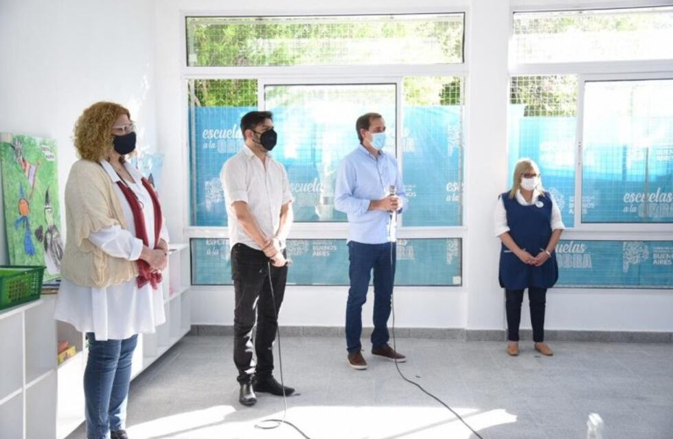 Garro inauguró obras en un jardín: "Demostramos que la educación es prioridad de gobierno"