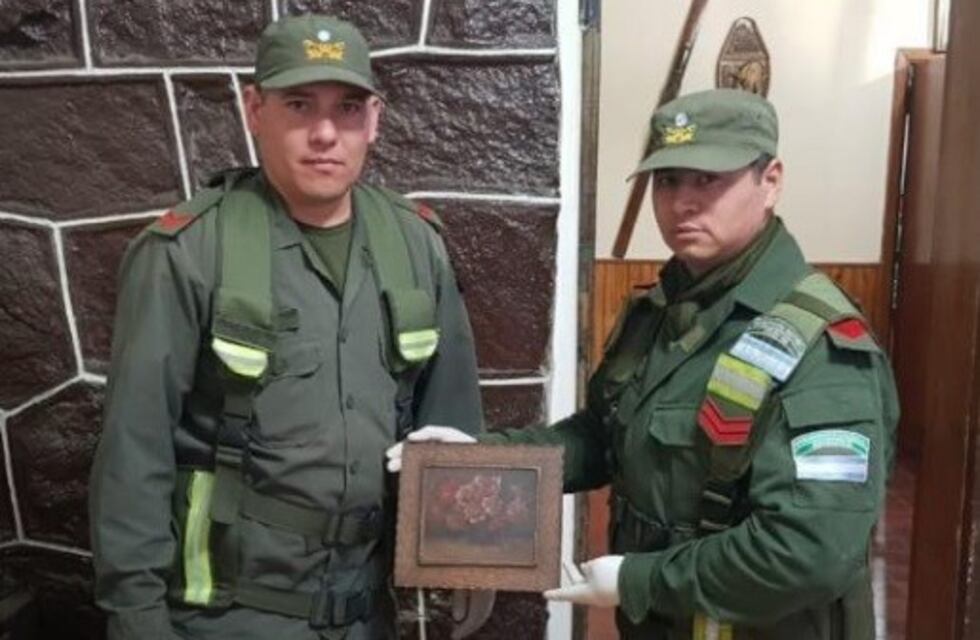 Gendarmería impidió un contrabando de arte en Punta de Vacas