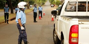 Control de tránsito en Posadas\u002E