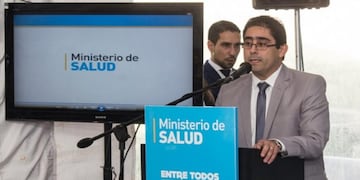 El ministro de Salud, Diego Cardozo\u002E