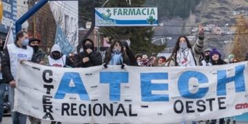 ATECh vuelve a marchar en Chubut.
