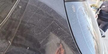 Así quedó el automóvil de la médica de San Juan\u002E