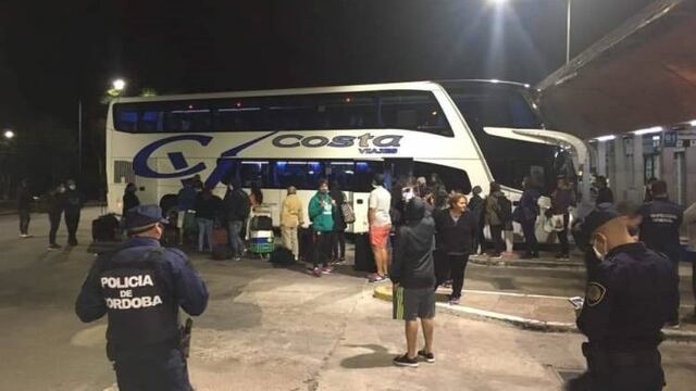 Regreso a casa de turistas