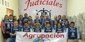 Los integrantes de la Agrupación \