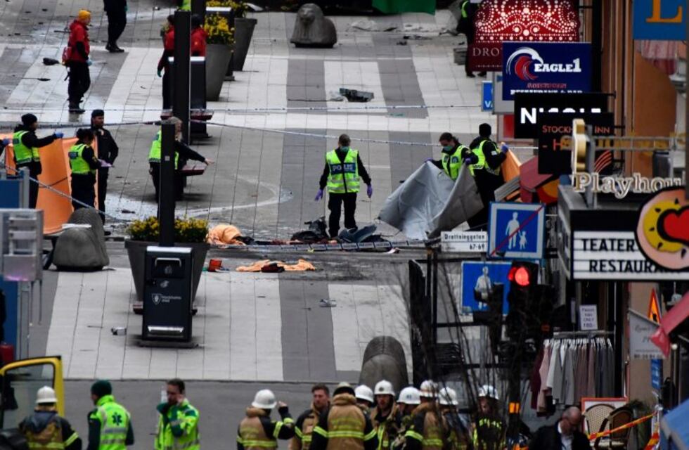 El detenido por el ataque en Estocolmo confesó haber sido el autor del atentado