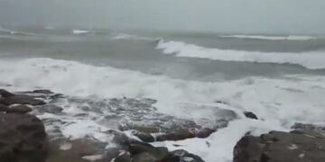 La tormenta volvió a provocar destrozos en el Paseo Dávila (Foto: Captura de video)