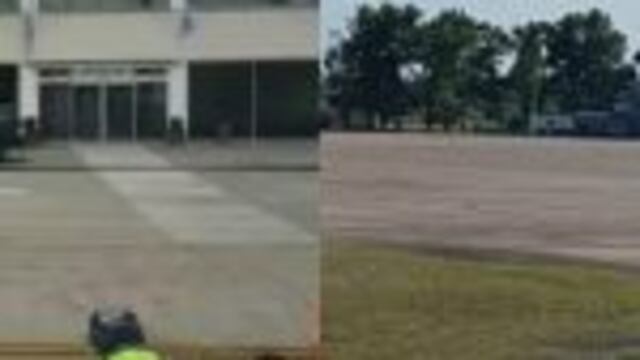 El piloto grabu00f3 cu00f3mo era remolcado desde la pista