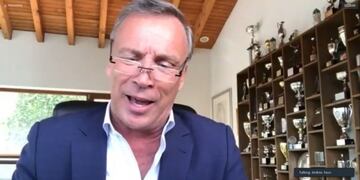 Andrés Fassi enérgico cuando se refirió al conflicto entre la Liga Cordobesa de Fútbol y Talleres
