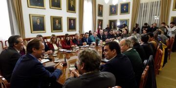 Bordet recibió a los intendentes electos de Cambiemos de toda la provincia