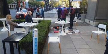Puñaladas y disparos en pleno Palermo (Foto: captura de TN)