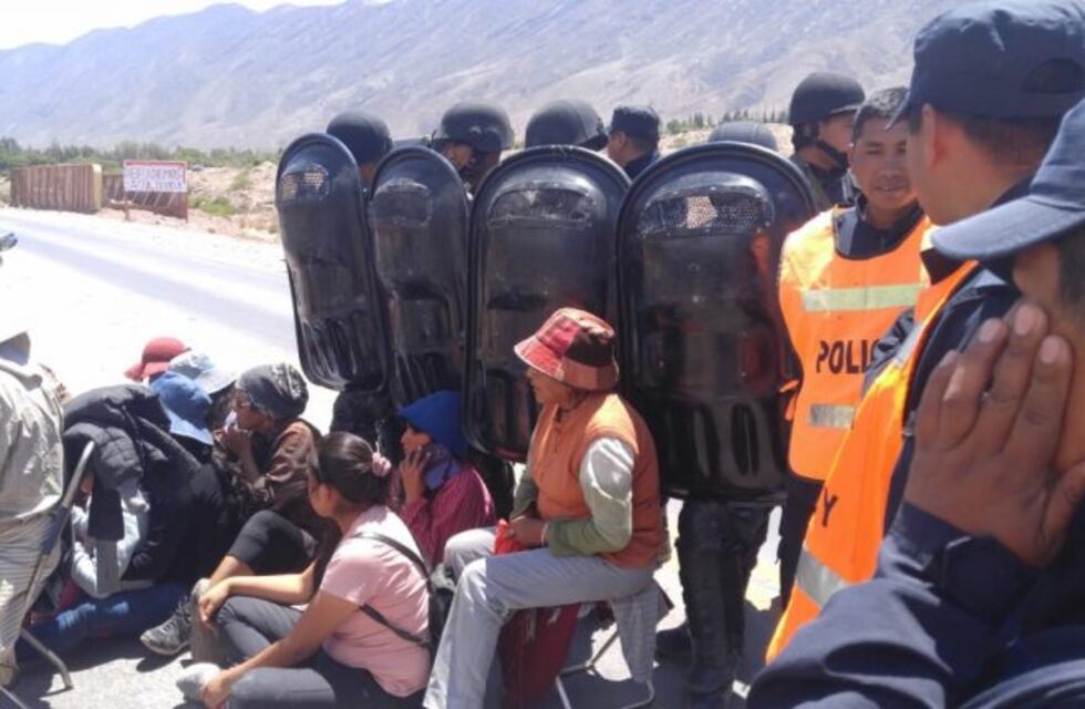 Represión y detención a comunidad originaria en Tilcara