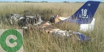 Un avión se cayó en Cañuelas y murieron sus dos tripulantes