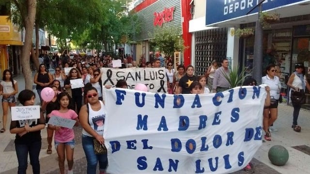 Marcha en San Luis reclamando justicia por la nena violada y asesinada