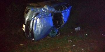 Despiste y vuelco en Panambí