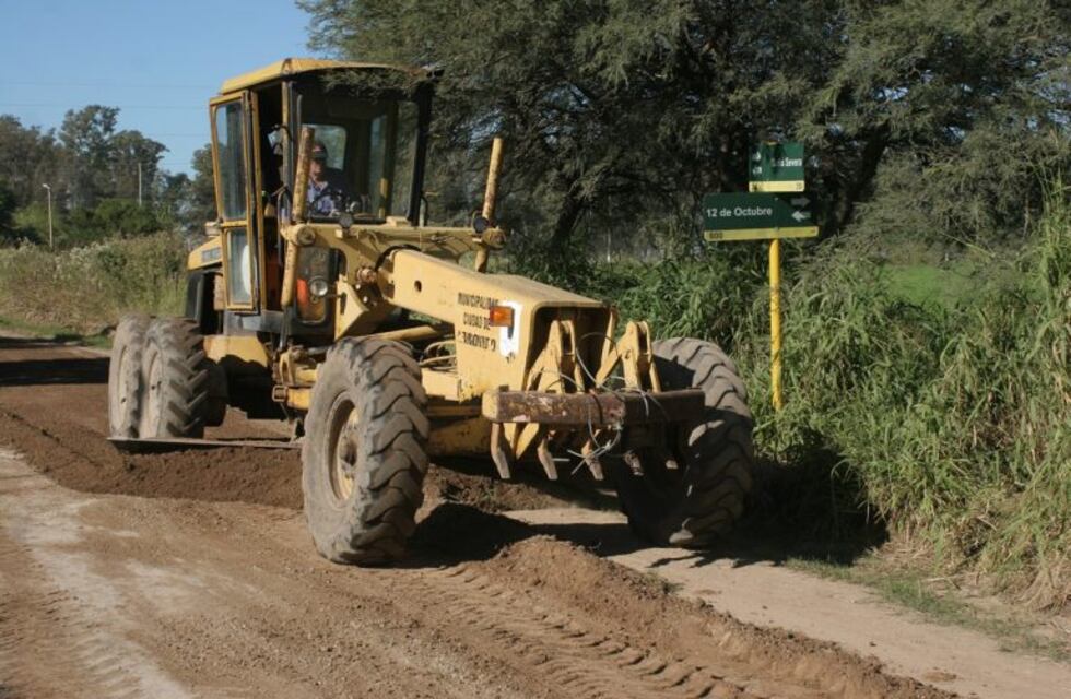 Reparan las calles del paraje El Fuertecito