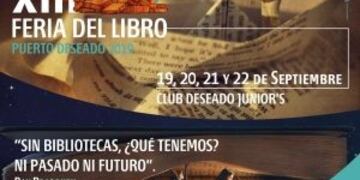 13º edición de la feria del libro en Puerto Deseado