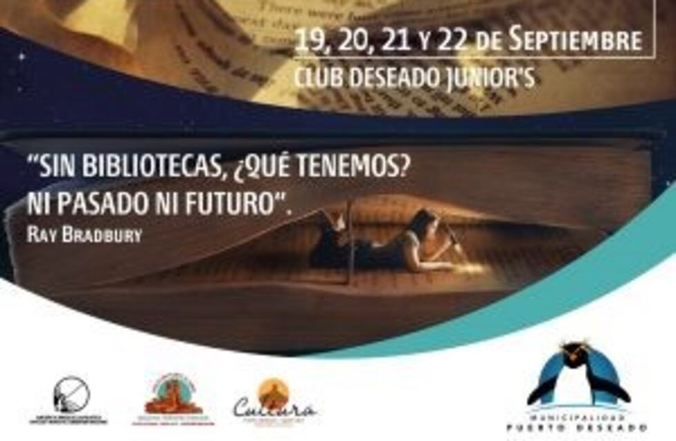 13º edición de la feria del libro en Puerto Deseado