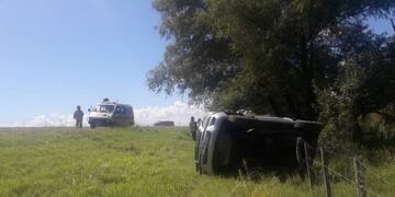 Accidente Ruta Nacional 12\nCrédito: Bomberos Voluntarios Ceibas