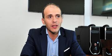 Fabricio Portela, jefe de la Policía de San Luis\u002E Foto: ANSL