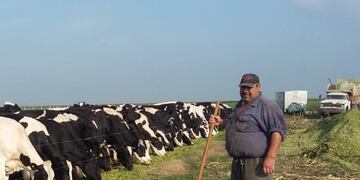 Horacio Piriz, tambero de Carnerillo