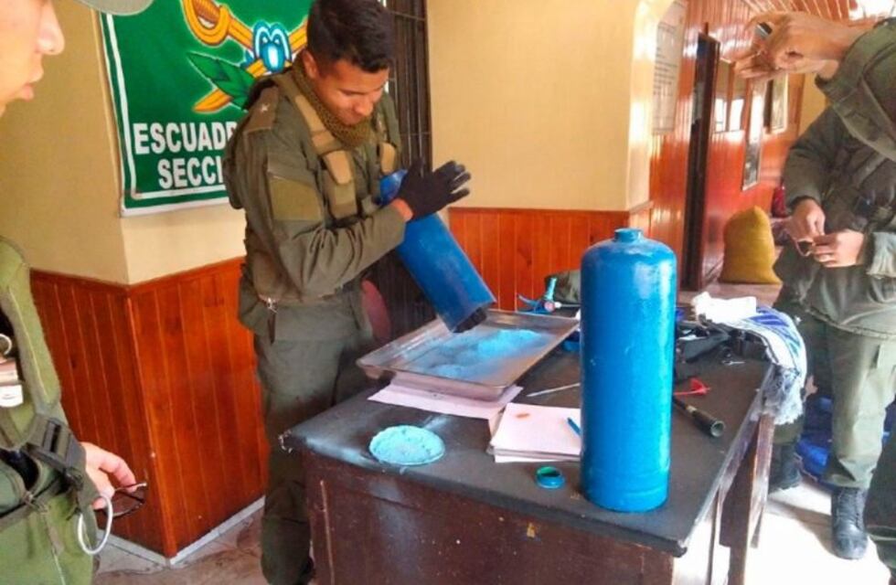 El polvo de los matafuegos no era extintor, sino cocaína