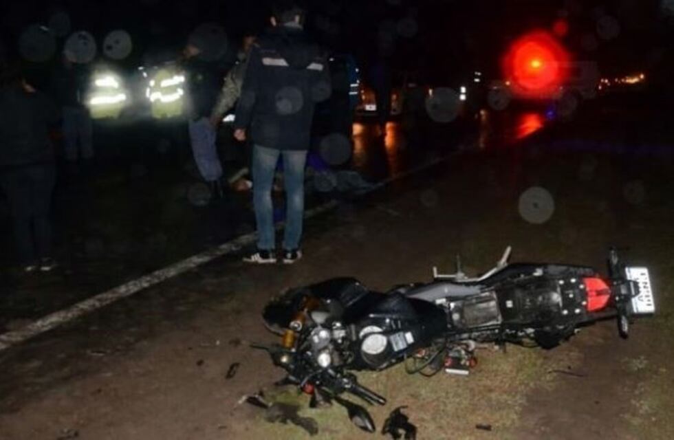 Un motociclista perdió la vida en un accidente sobre Ruta 11