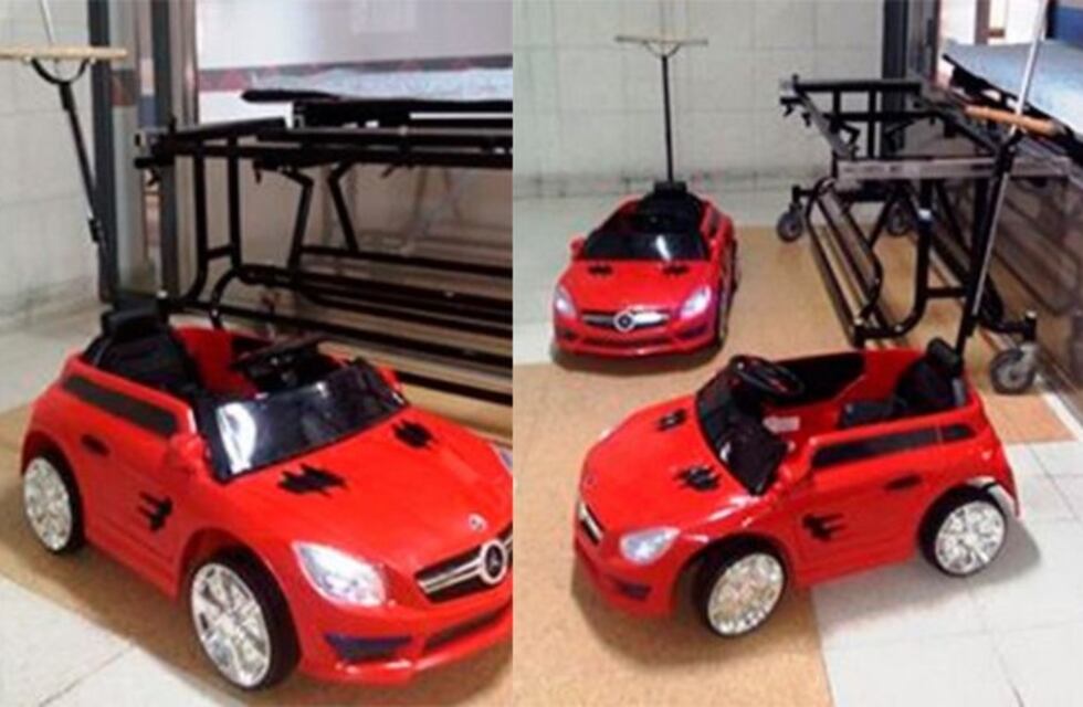 "¡Me voy a operar!", la alegría de un niño de Paraná al ir al quirófano en un autito