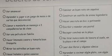 ¿El mejor profesor? La tarea que manda para las vacaciones\u002E (Facebook)