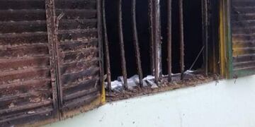 Así quedó la ventana del edificio\u002E