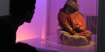 "El niño" en el Museo de Arqueología y Alta Montaña.