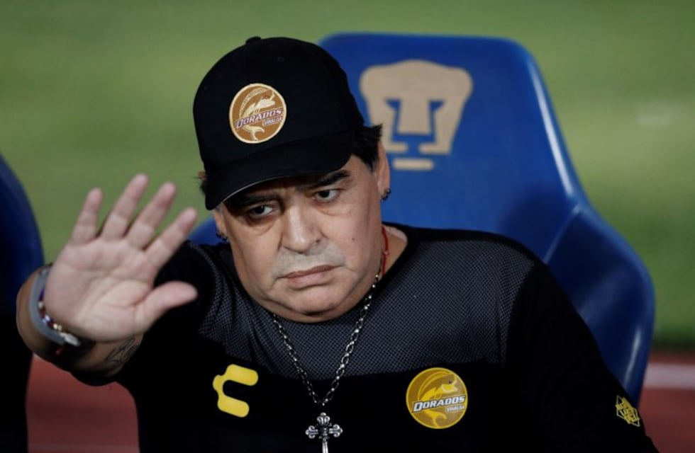 Diego Maradona amenazó con dejar de ser DT de Dorados