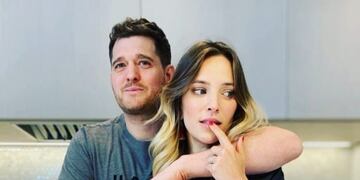 Luisana Lopilato y Michael Bublé\u002E (Instagram/Luisana Lopilato)