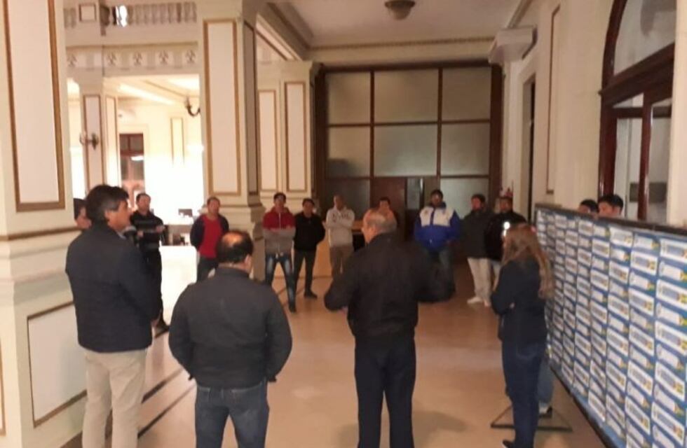 Empleados del Frigorífico Anselmo se reunieron con el intendente Sánchez