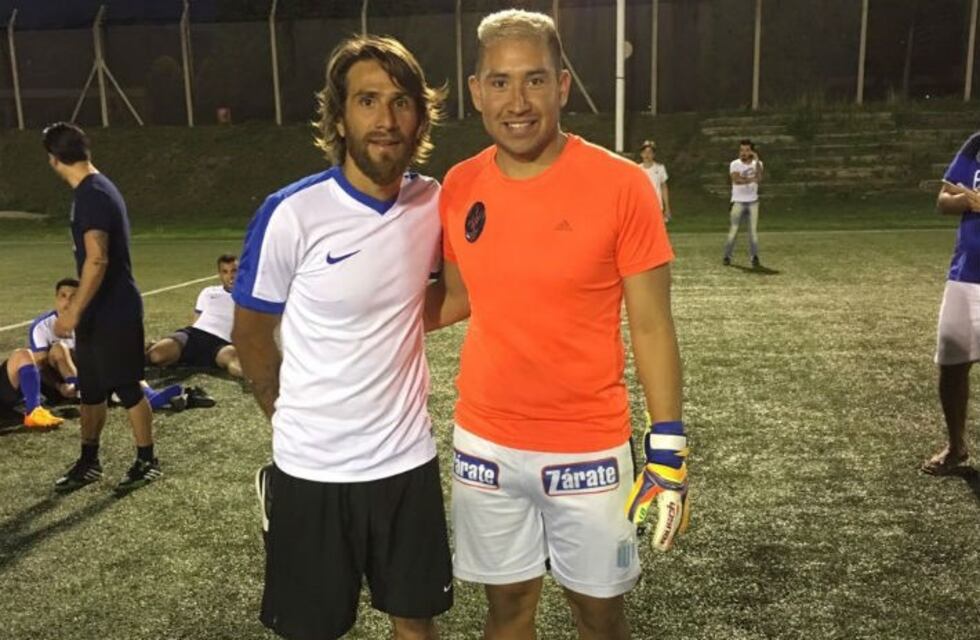 Ponzio y un picado con futbolistas cordobeses en el Kempes