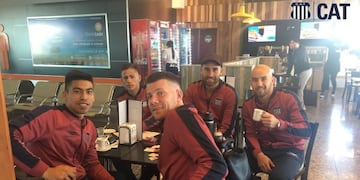 Ramirez, el arquero Guido Herrera y compañía, en la vigilia del duelo en la Bombonera\u002E