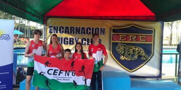 El equipo de natación del CEF 6 participa de un torneo internacional