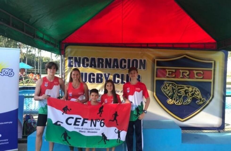 El equipo de natación del CEF 6 participa de un torneo internacional