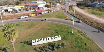 Ingreso a Resistencia, Chaco.