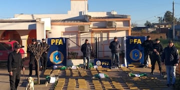 La policía federal contabilizó 199,9 kg\u002E