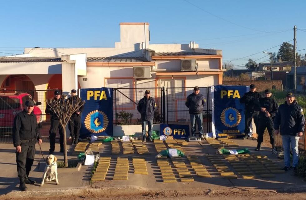 Son 200 kilos de marihuana los incautados después de una persecución cinematográfica