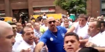 Incidentes y corridas en la marcha de la CGT.
