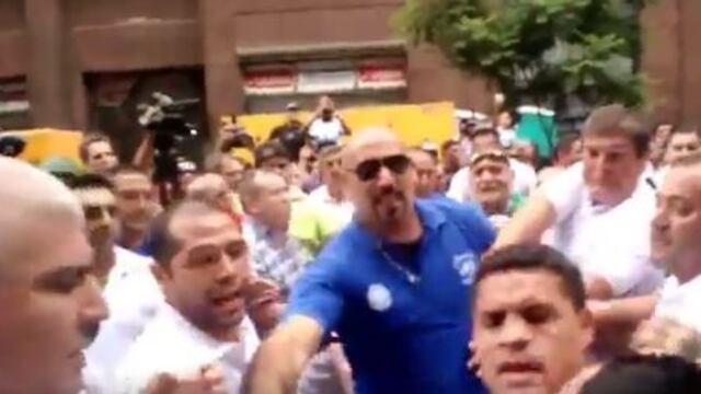 Incidentes y corridas en la marcha de la CGT.