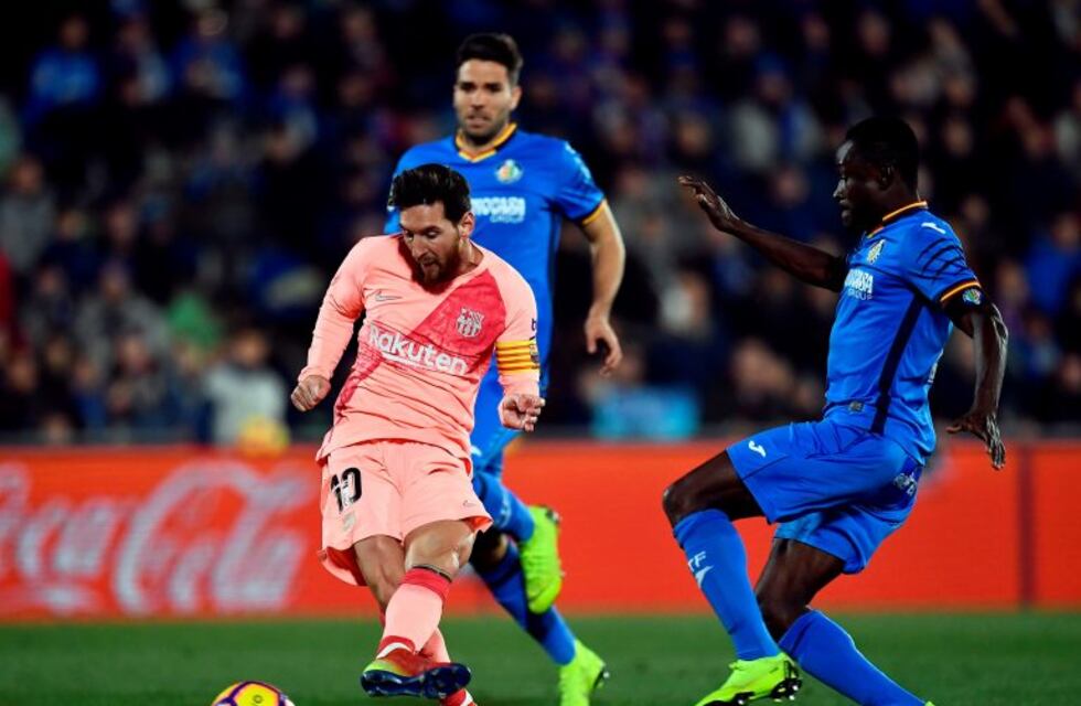 Con un gol de Messi, Barcelona venció al Getafe y estiró a cinco la diferencia con el Aleti