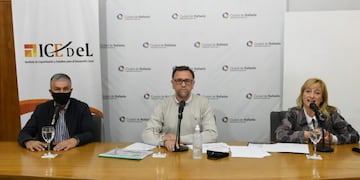 Jorge Muriel, DIego Peiretti y Mariana Andereggen